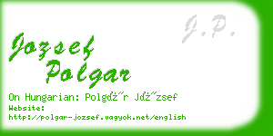 jozsef polgar business card